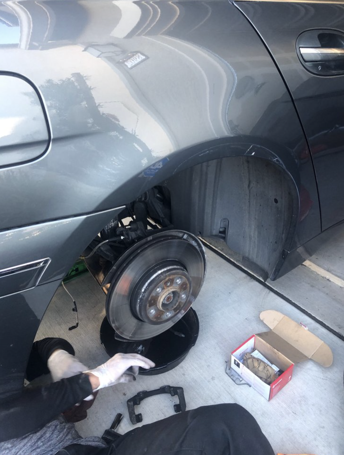 this image shows brake repair in Sacramento, CA